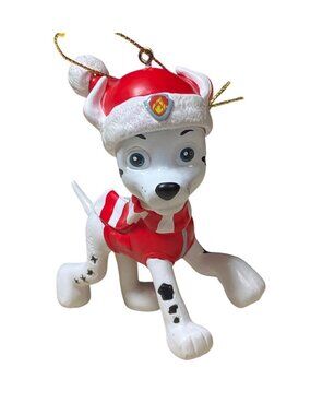 Spin Master Paw Patrol Marshall with Santa Hat Christmas Ornament